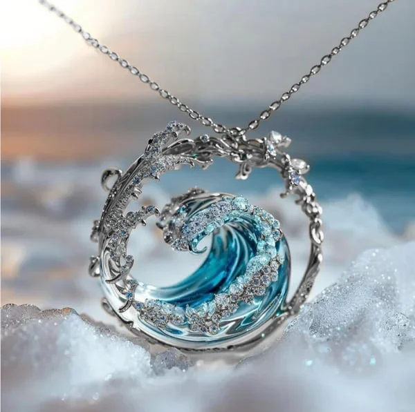 Ocean's Oath - Golden Necklace
