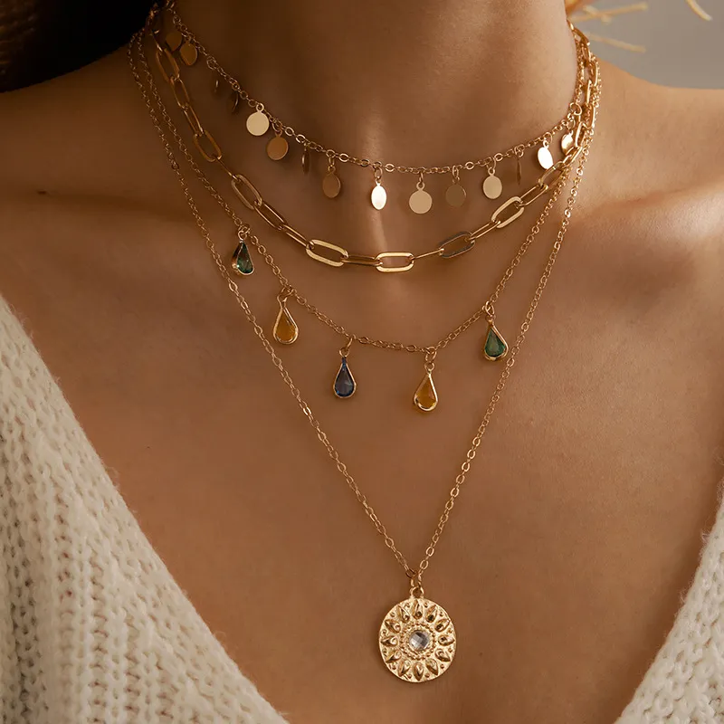 Sunflare Legacy I Sun Golden Necklace