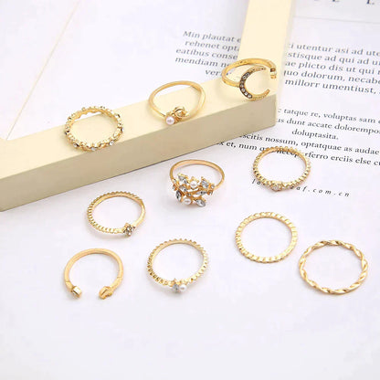 Rosalia I 10 Silver and Gold Set Ring