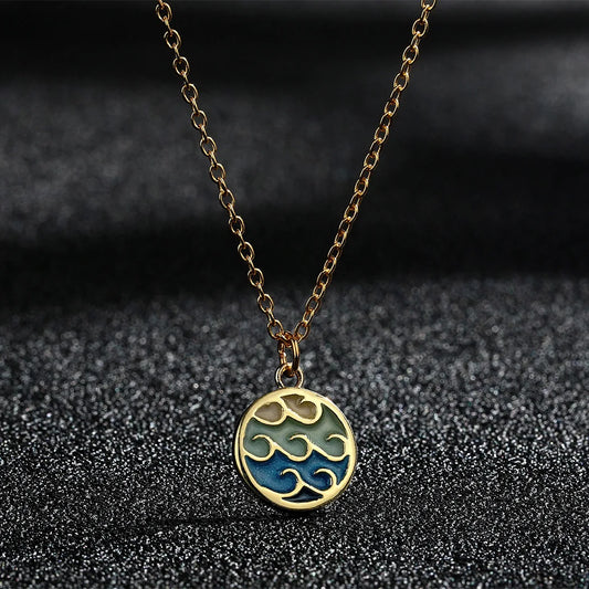Aurélia | Golden Wave Necklace