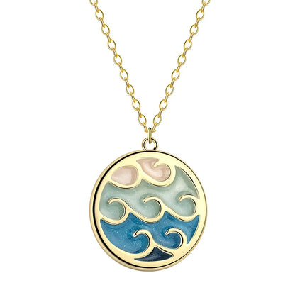 Aurélia | Golden Wave Necklace