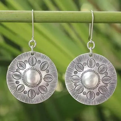 Vintage Round Dangling Earrings